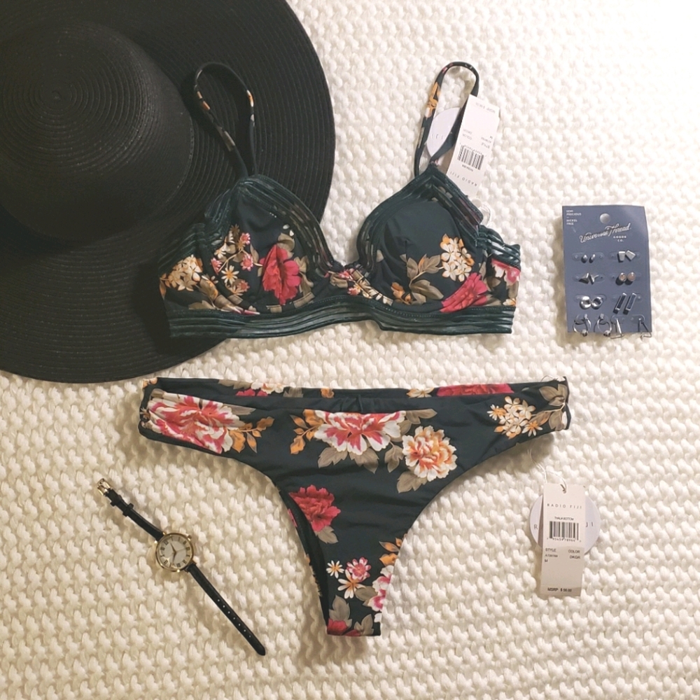 Anthropologie Radio Fiji Bikini Set